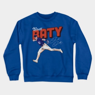 Brett Baty New York M Vintage Crewneck Sweatshirt